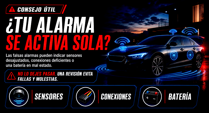 Consejo sobre falsas activaciones de la alarma